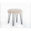 Tabouret d'appoint en velours de 17,5 po de haut Hellman-67840521