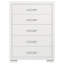 Commode de chambre 5 tiroirs Polk