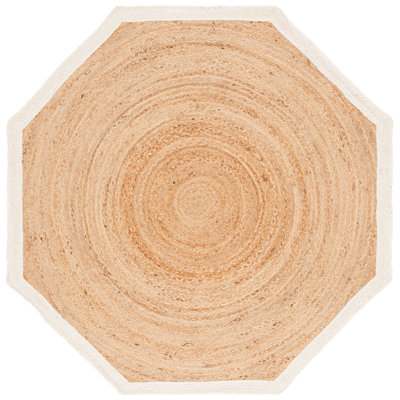 Natural Fiber Hand Woven Jute Pile Rug