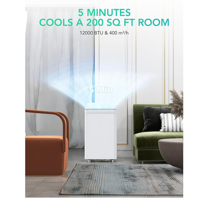 gaomon 12000 BTU Portable Air Conditioner with Energy Saver Mode