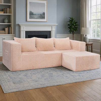 Canapé modulaire avec méridienne Boneless Cloud