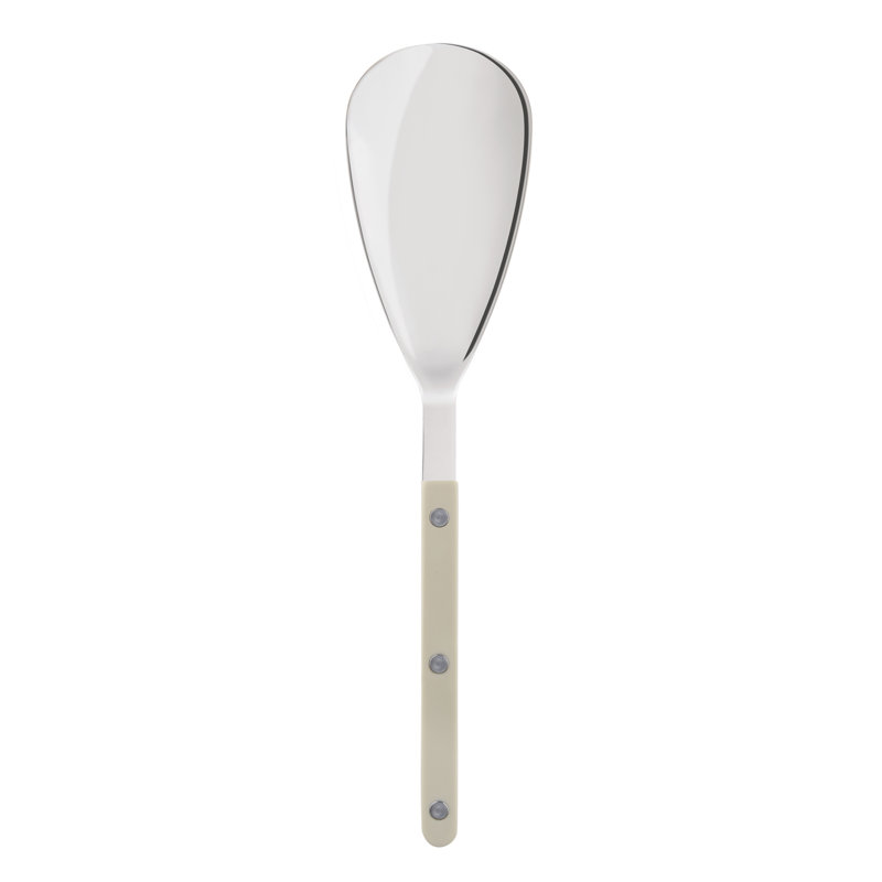 Bistrot Solid Serving Spoon, Light Kaki