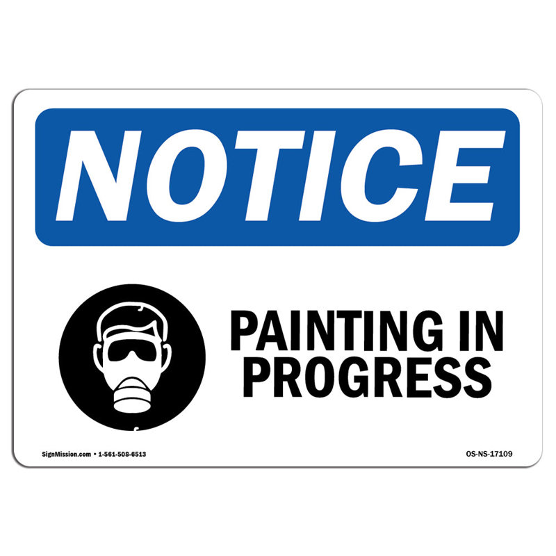Osha Notice Painting In Progress