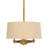 Seawell 3 - Light Gold Unique/Statement Pendant