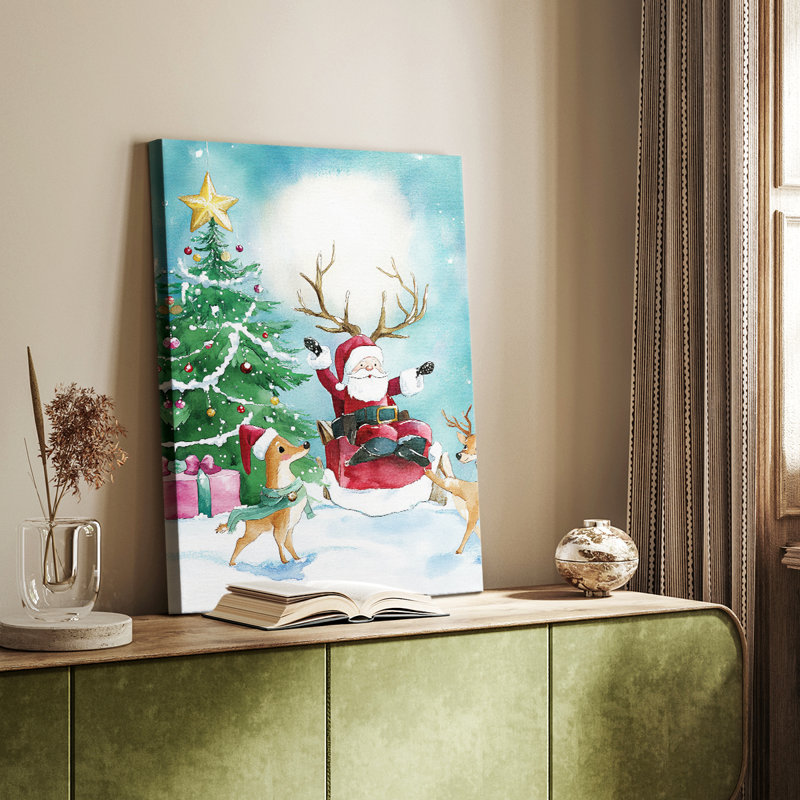 Christmas Holiday Art DCCLIV - galerie sur mesure Cavas, H 27 po x l 18 po