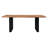 Arminta Sheesham Rectangular Solid Wood Top with Solid Wood Base Dining Table