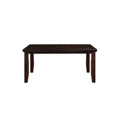 6 Rectangular Cherry Dining Table, 30" High X 42" Wide 66" Long, Tapered Legs, , Transitional Table With And Elegant Legs - Fits 6 Seats, Height Width Length