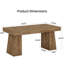 Bureau d'ordinateur Business Business - Table de salle à manger multifonctionnelle pour bureau à domicile, fabrication en bois durable