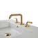 Cigno Widespread Bathroom Faucet with Drain Assembly