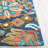 Rubylee Hand Tufted Wool/Cotton Floral Rug in Blue/Ivory-1124225284