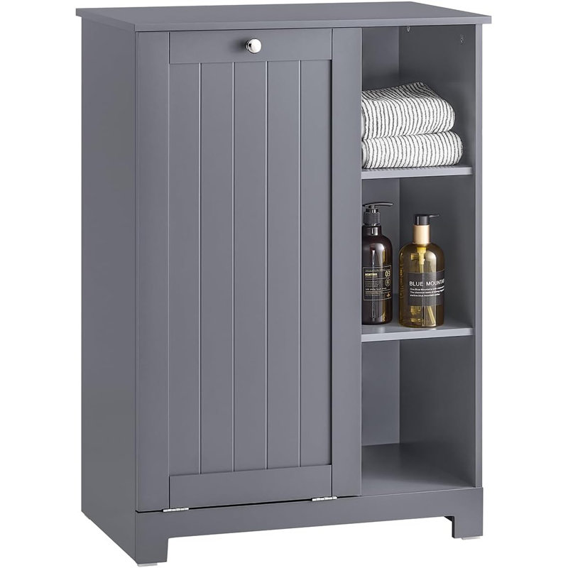 Abdulqadir Linen Cabinet, Dark Grey