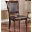 Feynman 19'' H Faux Leather Upholstered Pine Side Chair