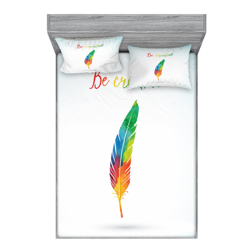 Microfiber Sheet Set, Full Sheet Set with Fitted Sheet