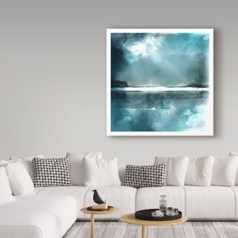 «The Gathering Storm Watercolor» par Heffington, impression sur toile tendue, H 14 po x l 14 po x P 2 po