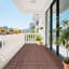Carreaux de terrasse en plastique emboîtables-113414430