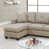 Tissu beige est en rupture de stock