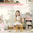 Isabelle Kids 2 Piece Rectangular Play Or Activity Table and Chair Set