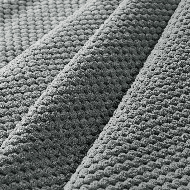 Repose-pieds pleine compression Coffee Bean Like Upholstery, Light Gray