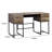 Louka Metal Base Writing Desk