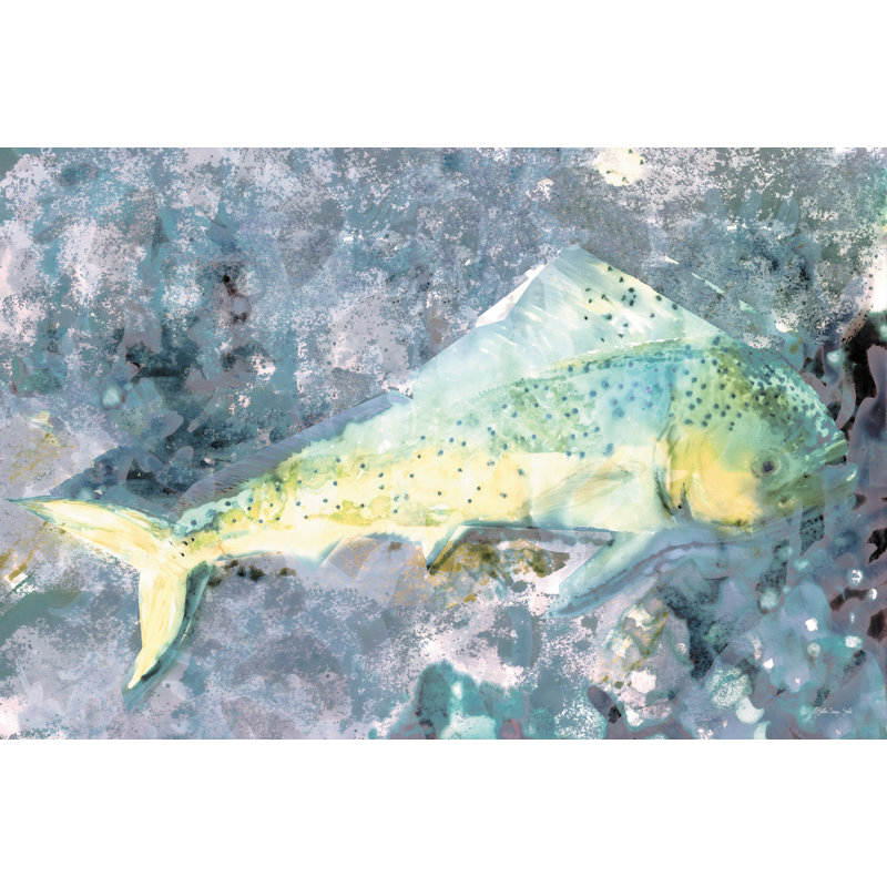 Sous les mers 1, H 12 po x l 18 po, Non, Toile tendue