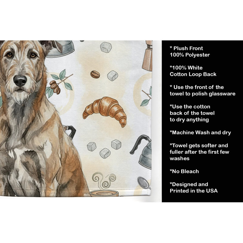 Serviette de cuisine Brindle Irish Wolfhound, Lévrier irlandais bringé