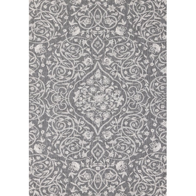Gray Elegant Polypropylene Stain Resistant Living Room Carpet
