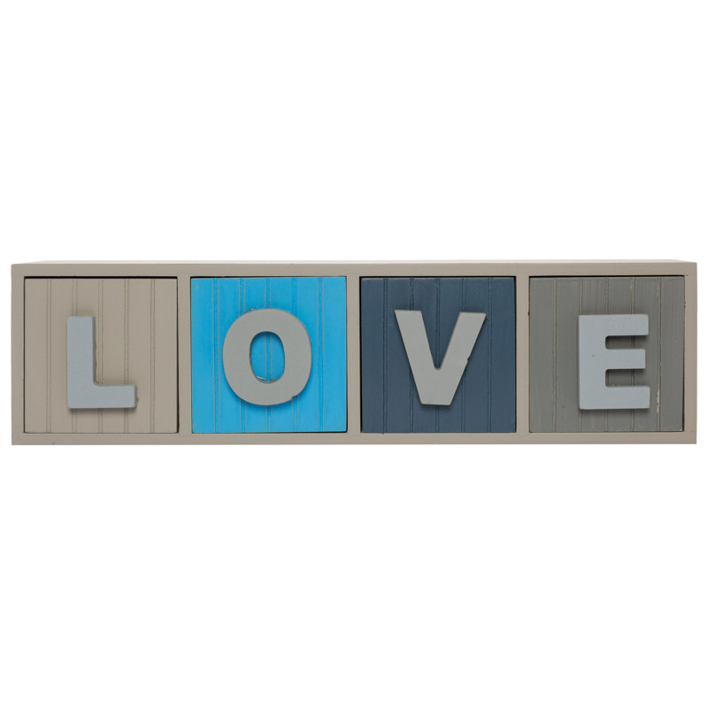 Remagne Jewellery Box + Drawers, Blue-Grey