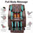 Faux Leather Heated Massage Chair-435691077