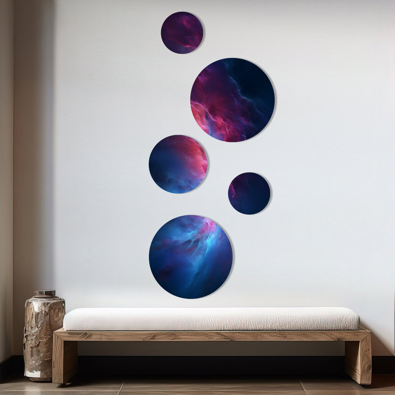 Abstract Wall Decor on Metal