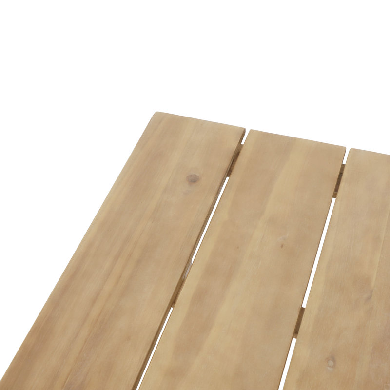 Table basse d'extérieur en bois d'acacia
