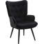 Bastoam Velvet Wingback Chair-1889222899