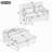 Loveseat Sofa Pull-Out Sofa Bed Sleeper Sofa-1567794398