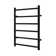 Georgia Round 6-Bar Electric Towel Warmer Hardwired & Plug-In with Timer Function
