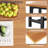 Areial 62" Extendable Rectangular Kitchen Table with 2 Benches.-2090744408-2090744409