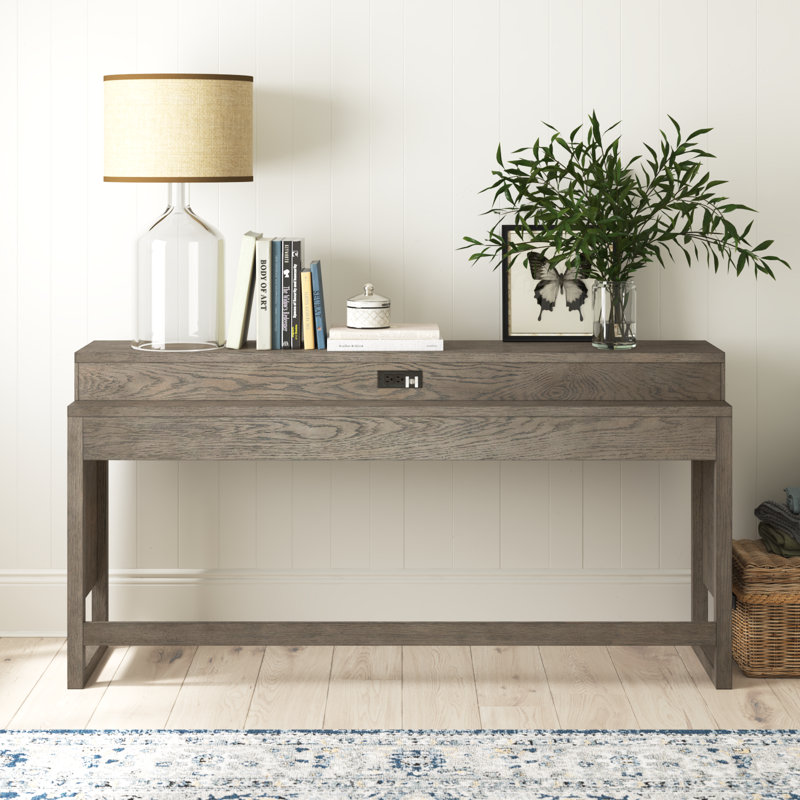 Keena Console Bar Table w/ Charging Station
