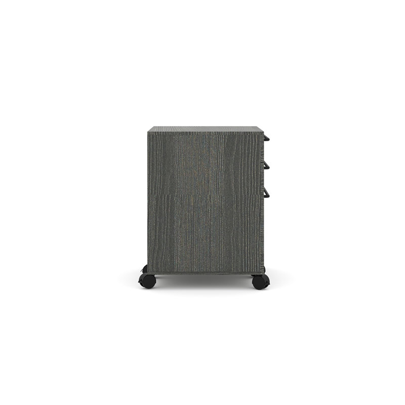 Tarbes 3-Drawer Mobile Vertical Filing Cabinet, Gray