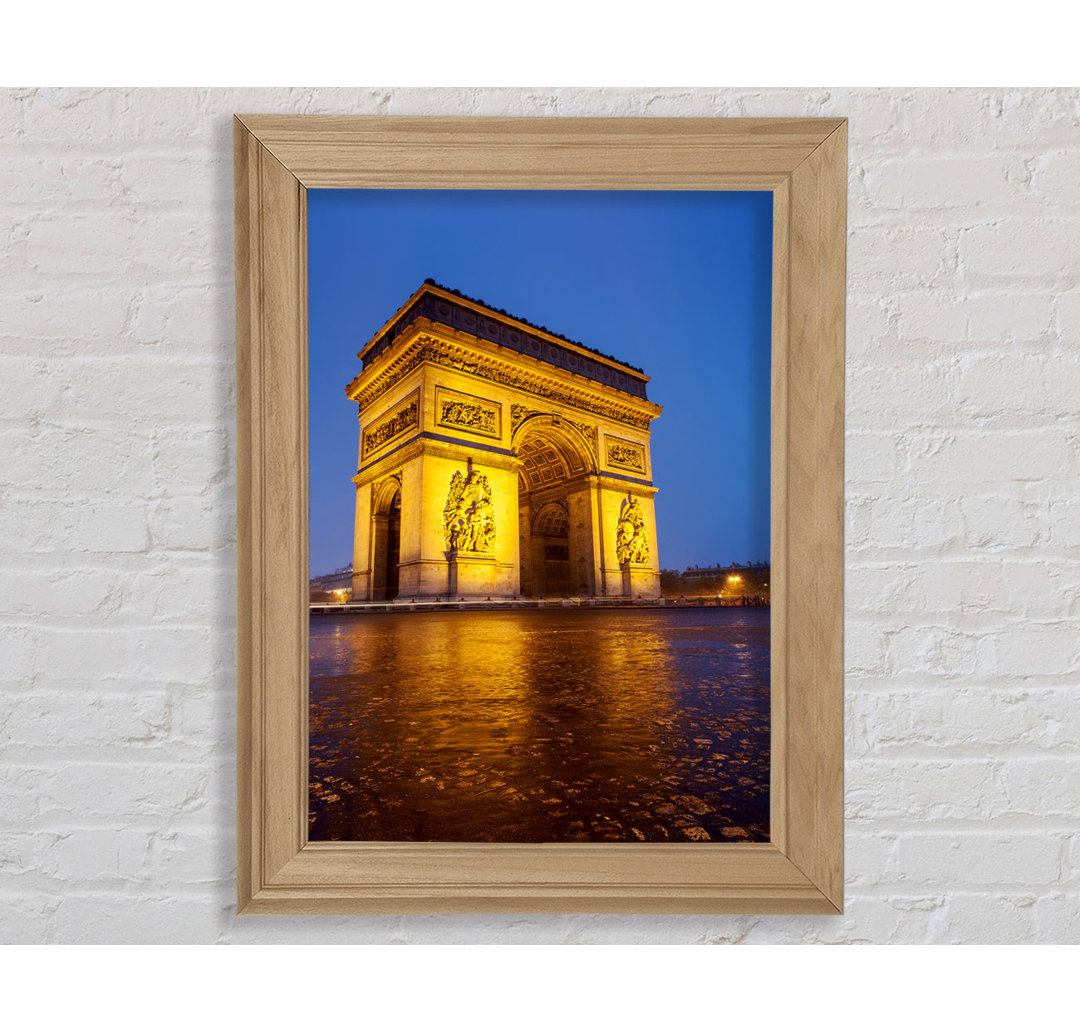 Arc De Triomphe 3 - Einzelner Bilderrahmen Kunstdrucke