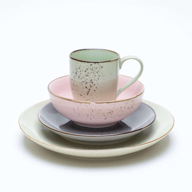 NATURE COLLECTION 16 Piece Dinnerware Set, Service for 4