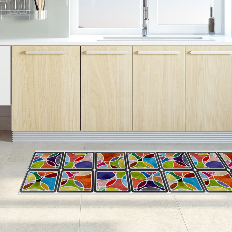 Floriano Geometric Area Rug, Rectangle 52 x 280cm