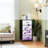 4 Drawer Dresser for Bedroom, Narrow Chest of Drawers, Wooden Top and Study Iron Frame 18"x37.5"-(WxH)