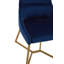 Tufted Velvet Upholstered Side Chair in Black