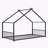 Metal House Bed-1089639005-1089639002