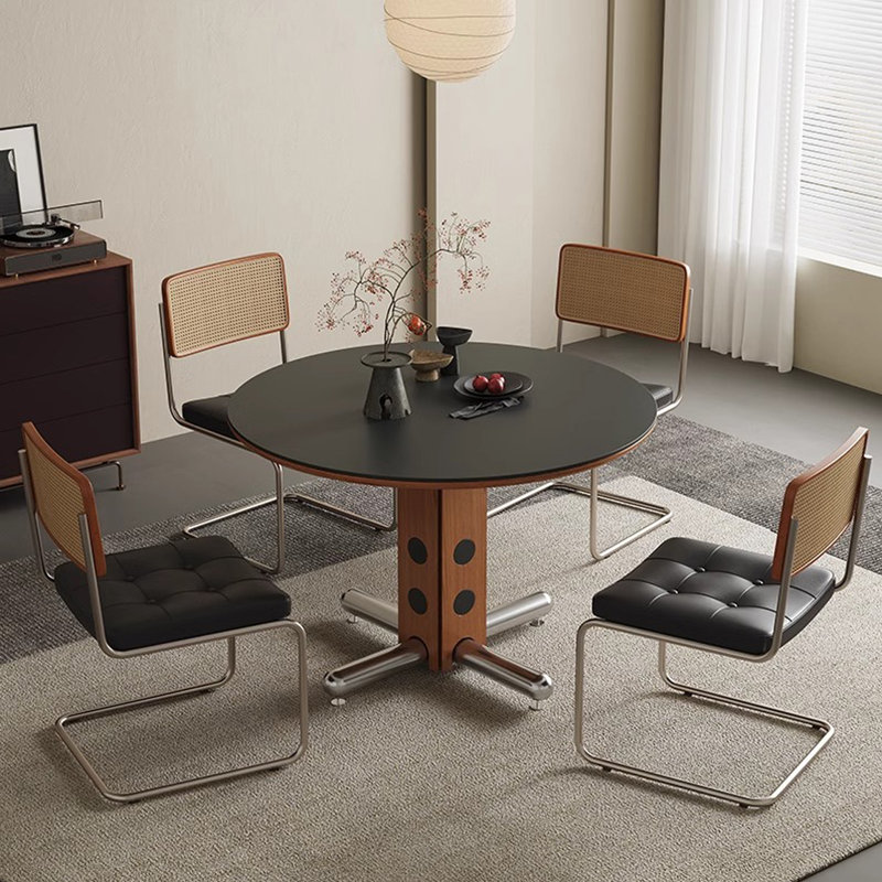 Ensemble de table à manger et de chaises American American, Noir, noir, noir, noir