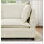 Repose-pieds modulaire contemporain en tissu Lin