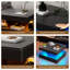 Table basse DEL avec rangement Moderne avec lumières DEL réglables-121241087-93423356