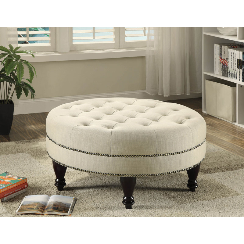 Sylvania Faux Leather Ottoman