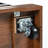 55.5" Farmhouse Kitchen Island With Drop Leaf, Kitchen Storage Island With Barn Door, Power Outlet, Rolling Kitchen Cart On Wheels With Spice Rack, For Home, Kitchen, Dining Room, Black-466688695
