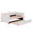 Twin Size Upholstered Daybed With Trundle And Backrest-94865776