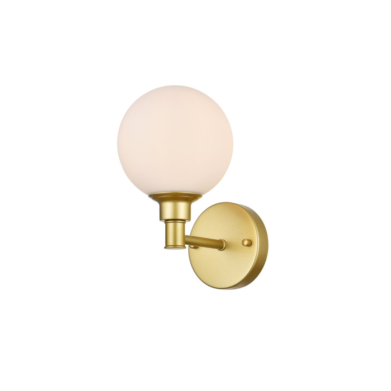 Carmie Dimmable Vanity Light, Brass, 1 Light