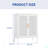 Hayslee 2-Door Heavy-Duty Metal Storage Cabinet - No Lock Design, 2 Adjustable Shelves (180 lbs Each), Steel File Cabinet for Home Office, Garage & Gym, Wall-Mountable-1603087761